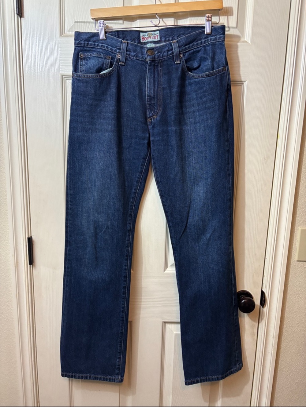 Fossil Men's Dark Blue Bootcut Jeans